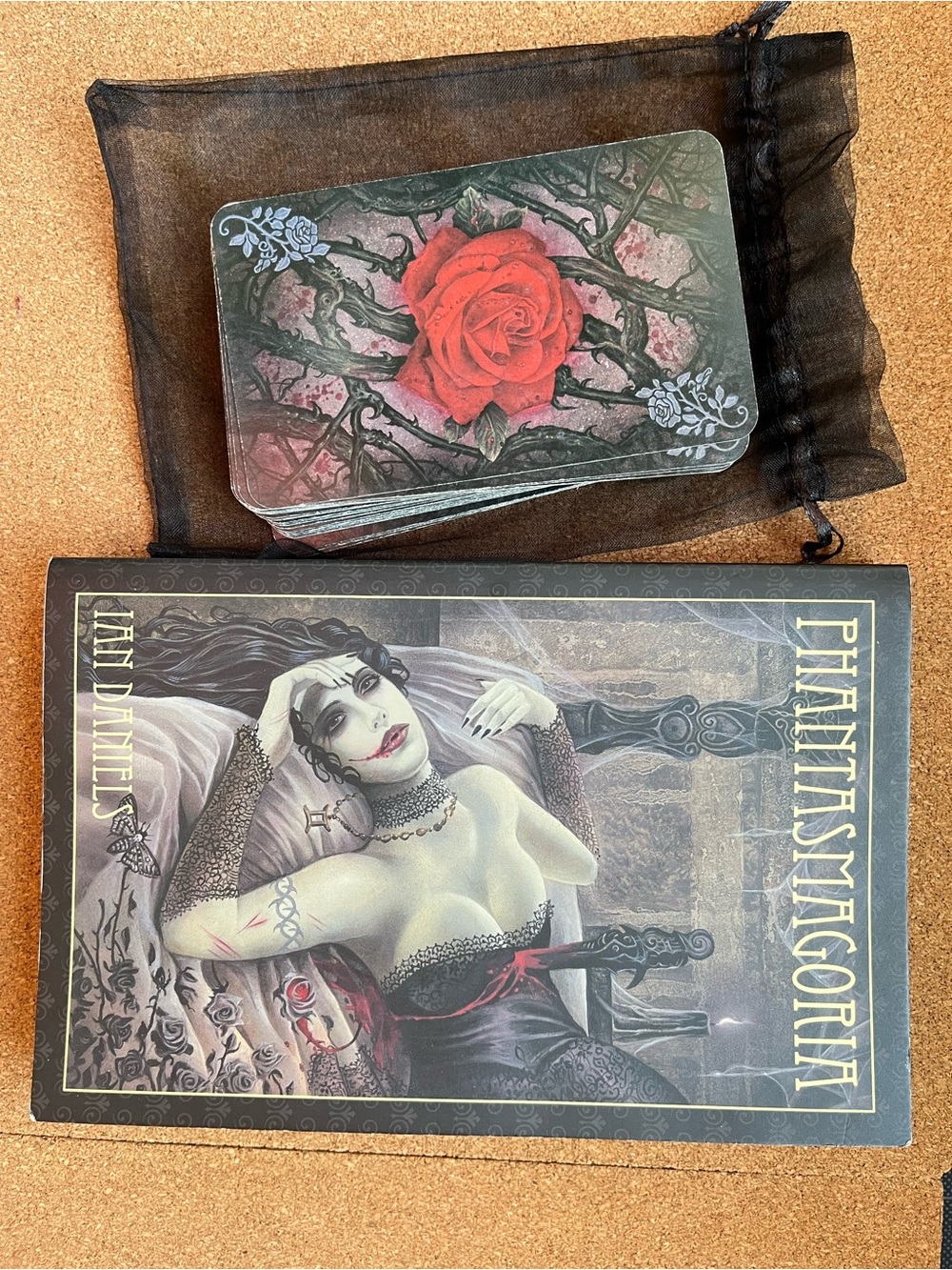 Phantasmagoria Gothic Tarot Deck Book Set Dark Art Card Game OOP - Picture 2 of 9